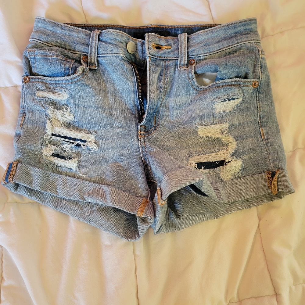 Aeropostale High Rise Midi Shorts (never worn)